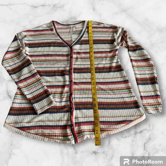 Mudd women sweater striped multicolor with long sleeves. - Picture 4 of 9